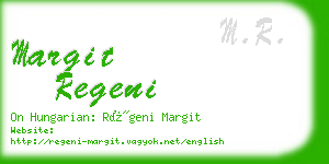 margit regeni business card